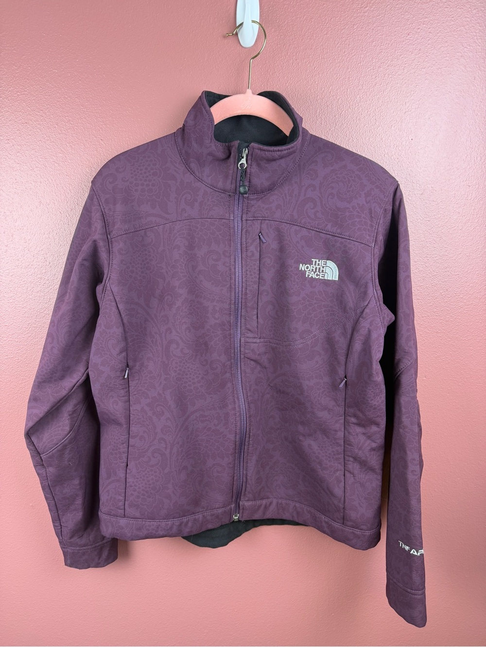 The North Face Women’s Apex Bionic Jacket in Purple Floral Size Small